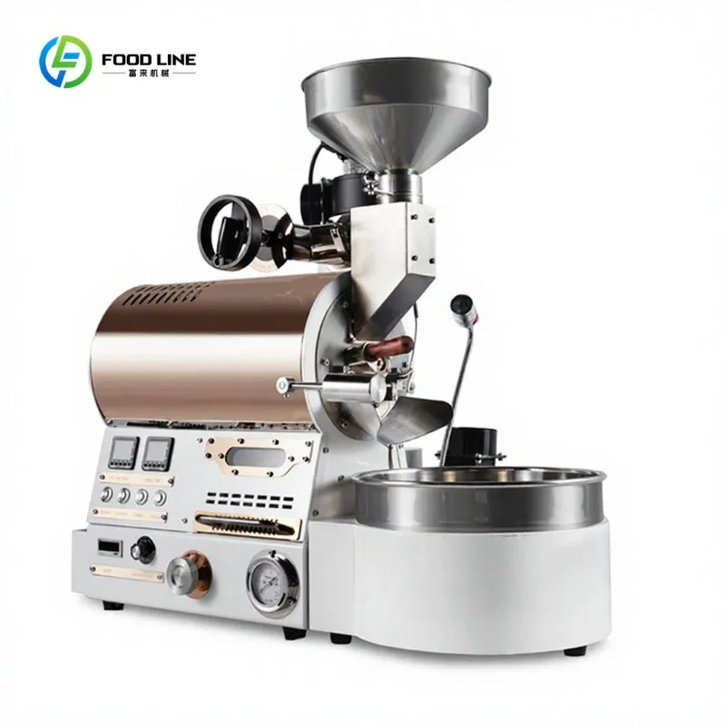 

Customized Electric Stainless Steel Coffee Roaster Machine for Household Use