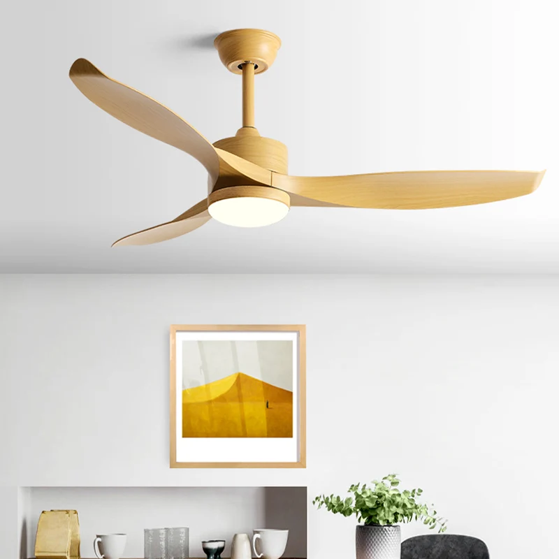 

42/52Inch Ceiling Fan DC Motor 3 Blade Restaurant Living Room Household Fan Lighting electric Fan with LED light