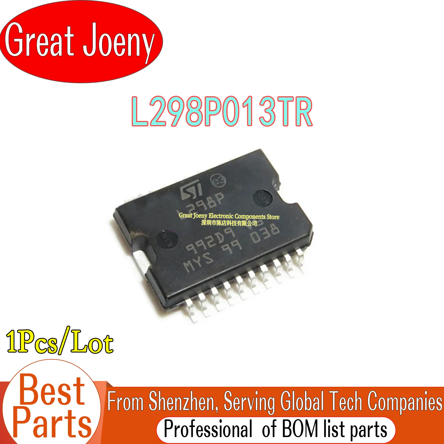 100% New Original L298P L298P013TR L298 IC Chipset HSOP-20