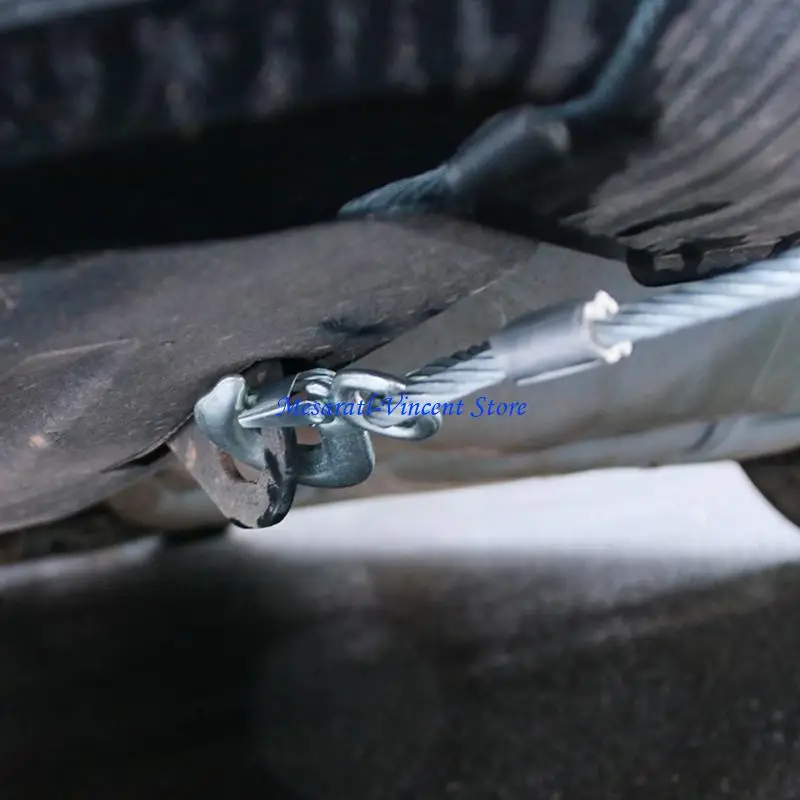 حبل مقطورة A70F لسحب حبل السحب الثقيل مع خطاف لاستعادة السيارة #1