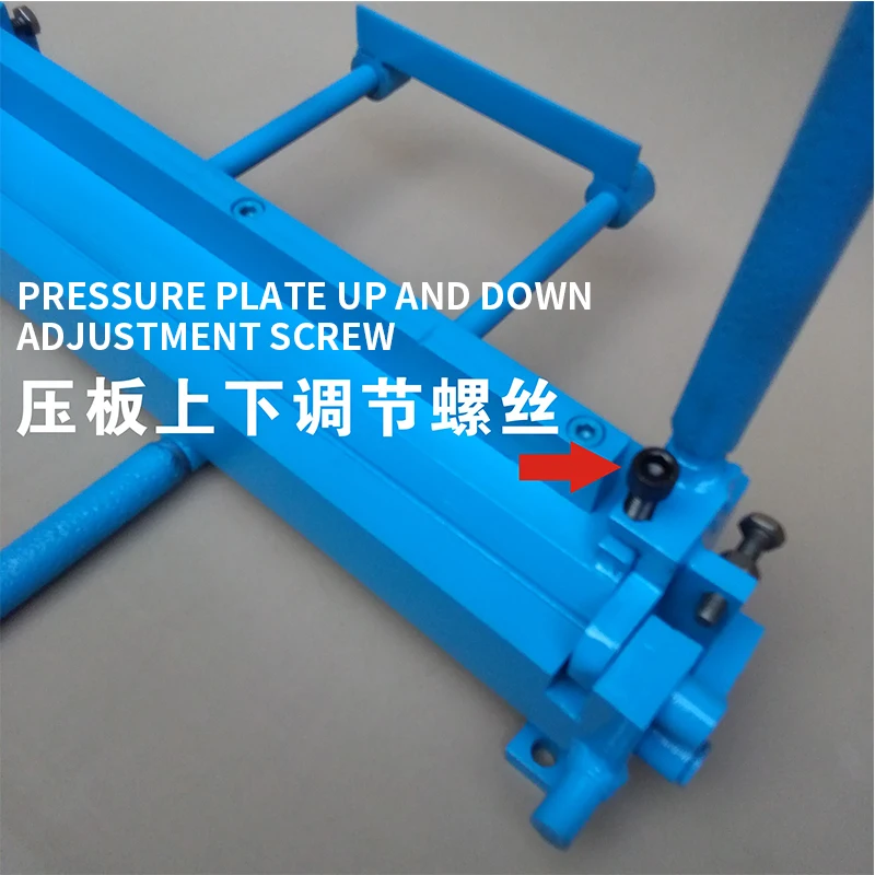 Manual Sheet Metal Iron Aluminum Copper Plate Bending Machine Small Manual Iron Plate Bender Folding Machine 0.1-2MM,210MM