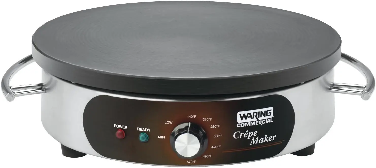 Waring Commercial WSC165BX Crepe Maker, 208V, , Stainless Steel, Silver