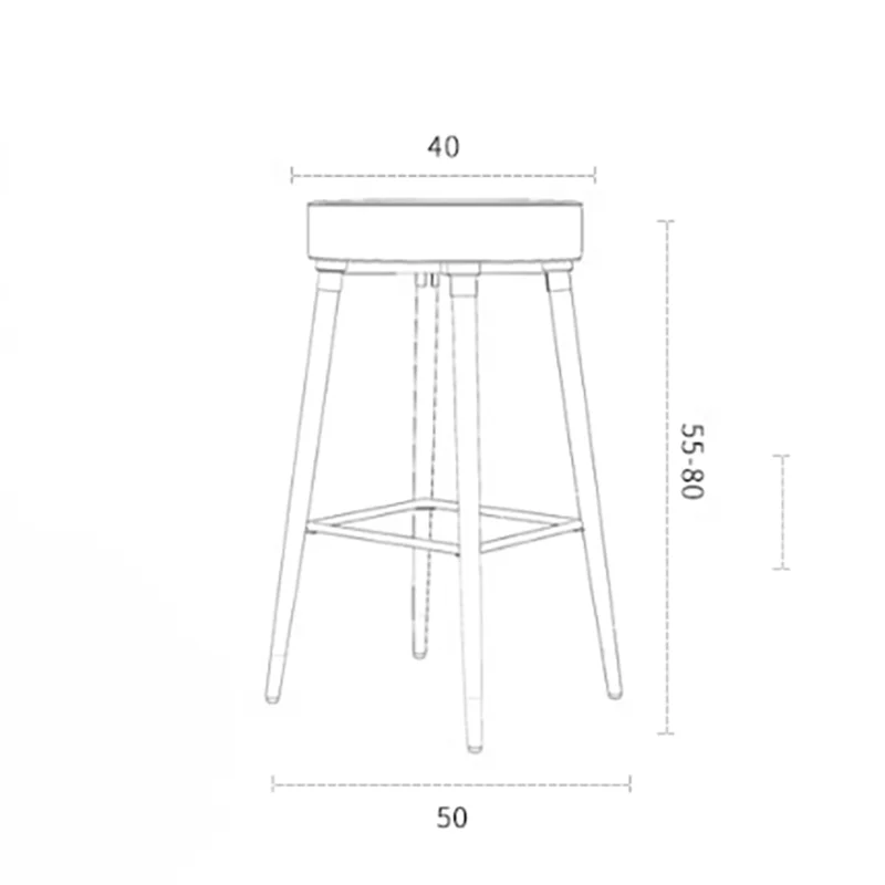 Luxury Modern Bar Chairs Premium Aesthetic Comfy Living Room Bar Stool Simple Cushion Banquetas Para Cozinha Balcão Furniture