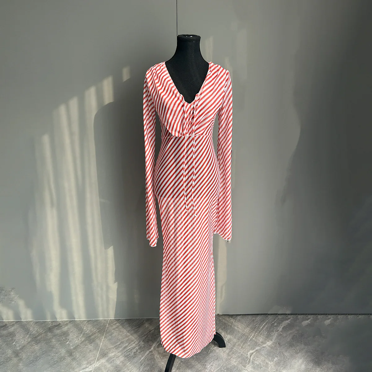 

Летнее шифоновое платье-макси в полоску, накидка для купальника, женская пляжная одежда, повседневная пляжная одежда