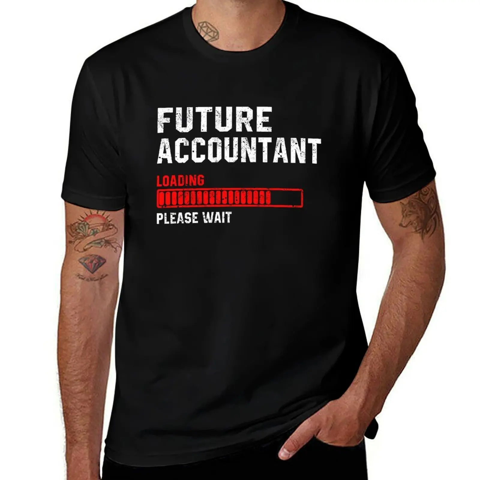 

Future Accountant Loading CPA Bookkeeper T-Shirt Plus Size Quick Dry Sports Tee