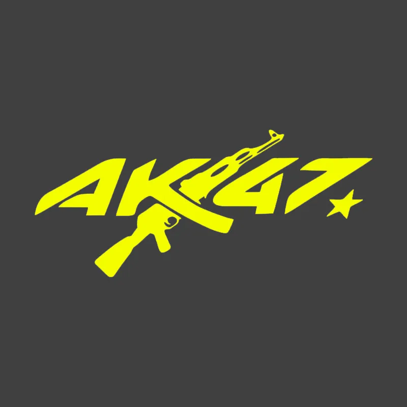Personalized Creative AK-47 Car Stickers, Body Bumpers, Car Windows, Motorcycles, Laptops, Walls, Vinyl Film Stickers - view 4