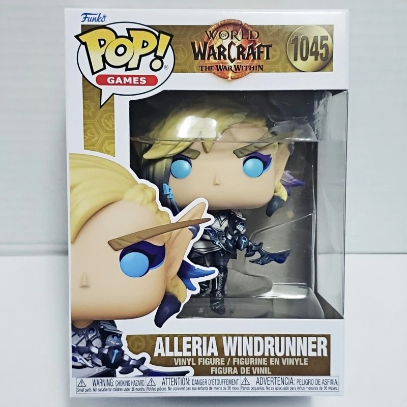 Funko Pop! World of Warcraft Alleria Windrunner # 1045 Original Vinyl-Figur, Sammlerstück, Modell, Desktop-Dekoration, Spielzeug, Geschenk