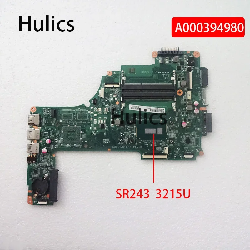 Hulics usó la placa base DABLQMB16B0 REV:B para Toshiba Satellite L50-C C55 S55 C55-C, placa principal A000394980