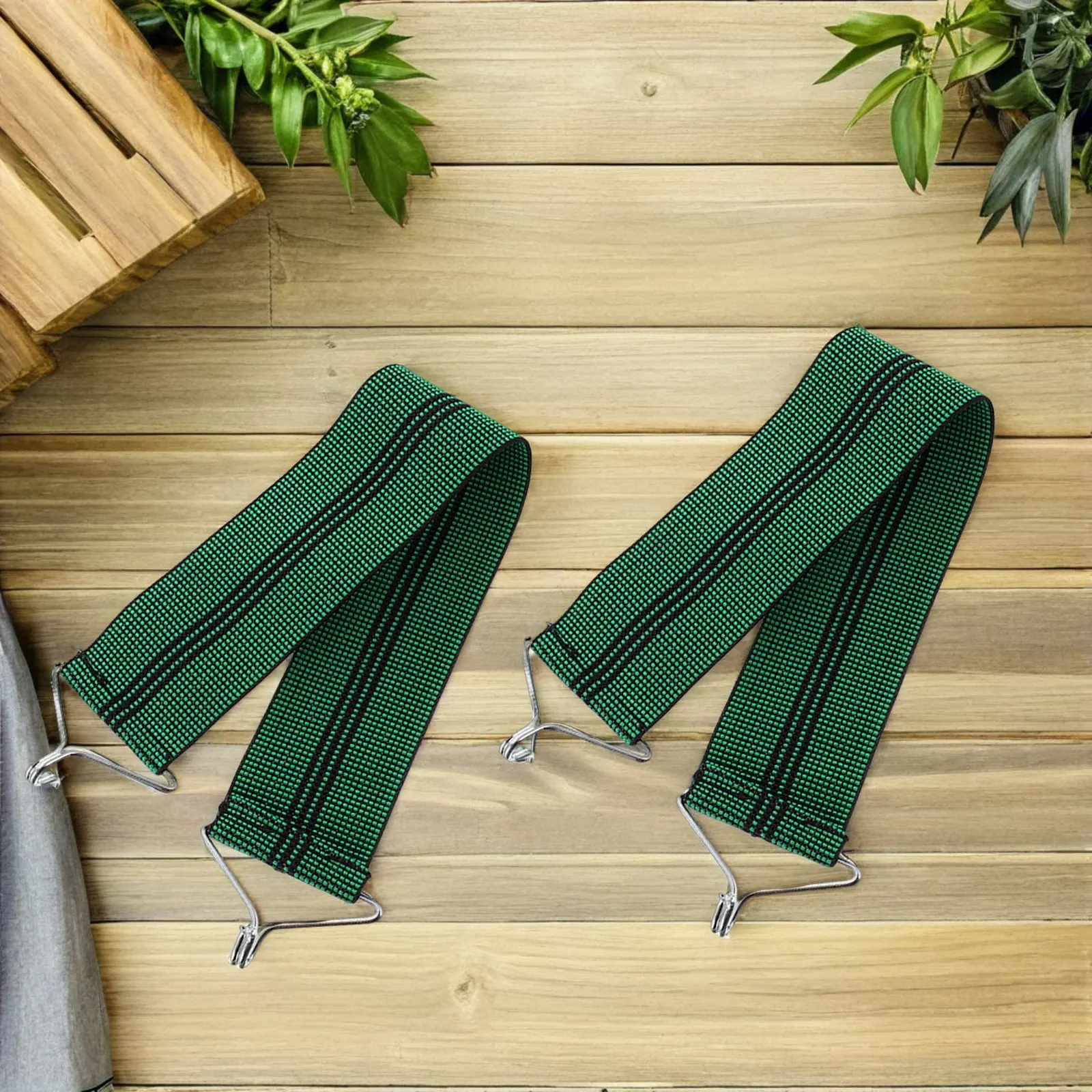10Pcs Chair Support Straps Set Folding Recliner Seat Stabilizer Heavy-Duty Reinforcement Belt Outdoor Lounge Chair Replacement