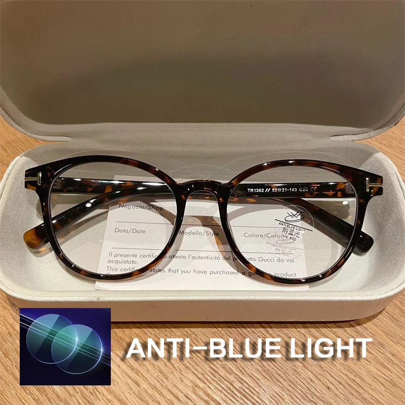 ISLINO TR90 Anti Blue Light Reading Glasses Women Photochromic Prescription Glasses Frame Luxury Hyperopia Myopia Eyewear