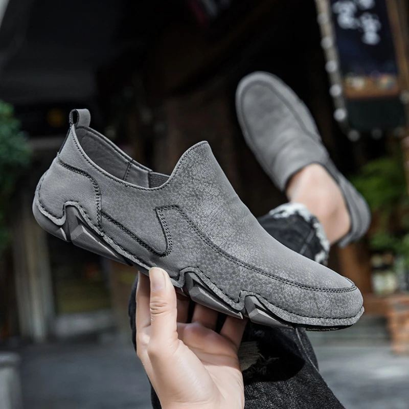 

Мужская повседневная обувь Sapato Masculino, модельные туфли, осень 2023, дизайнерская кожаная обувь больших размеров, мужские лоферы, роскошные мокасины