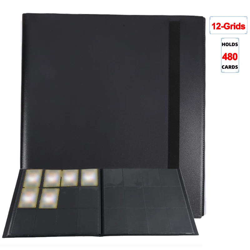160/360/480/540 Kaarten Capaciteit Zakhouder Bindmiddelen Albums Voor Game Card Boek Mouw Houder Grote capaciteit Kaart Bindmiddel Notebook