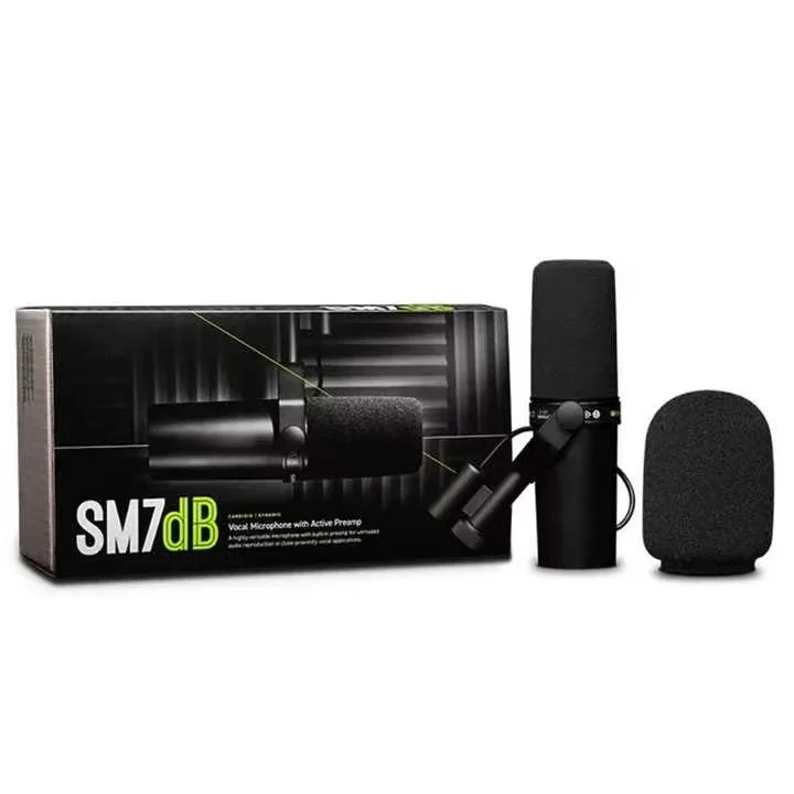 SM7B/SM7DB Cardioid Studio Dynamic Vocal Mic Broadcast Performance Stage Live Broadcast Wired Microphone SM7DB