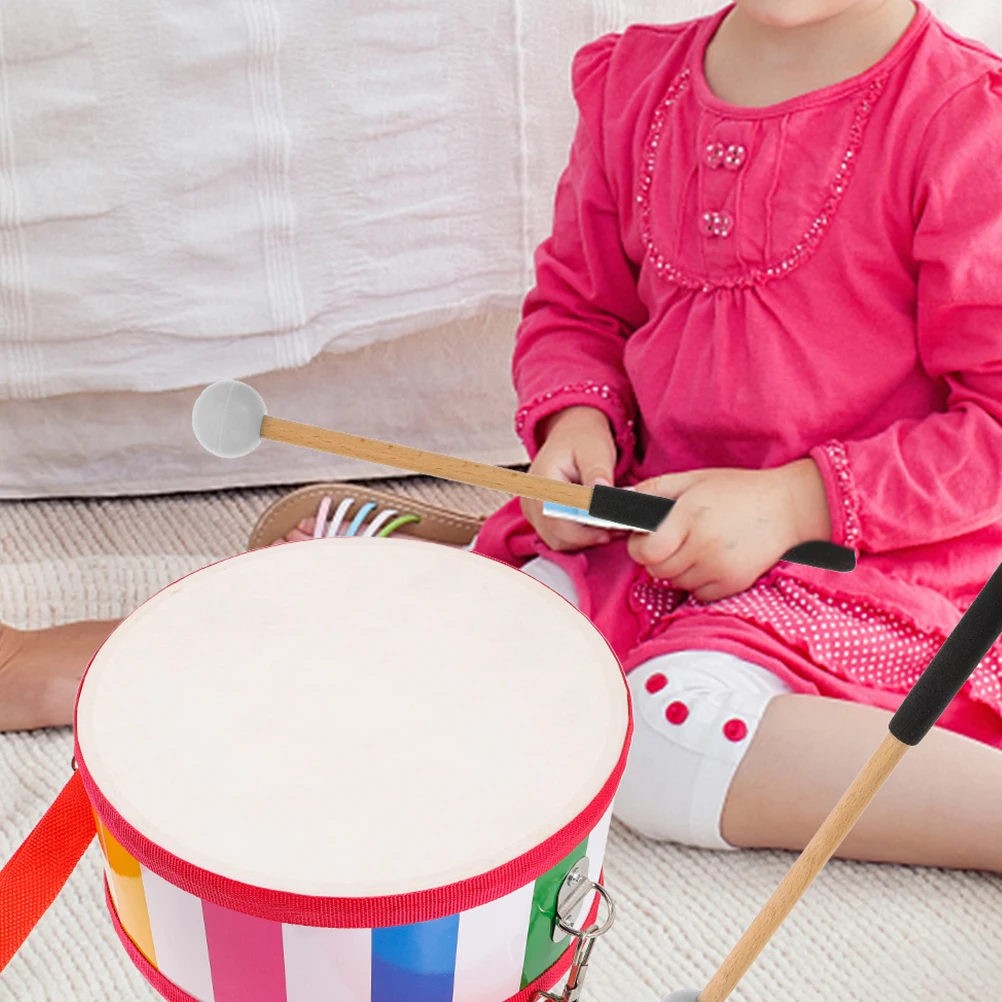 

Wooden Rubber Tongue Drum Mallets Stage Drumsticks Marimba Percussion Instrument Accessories Practice Drumstick Classic