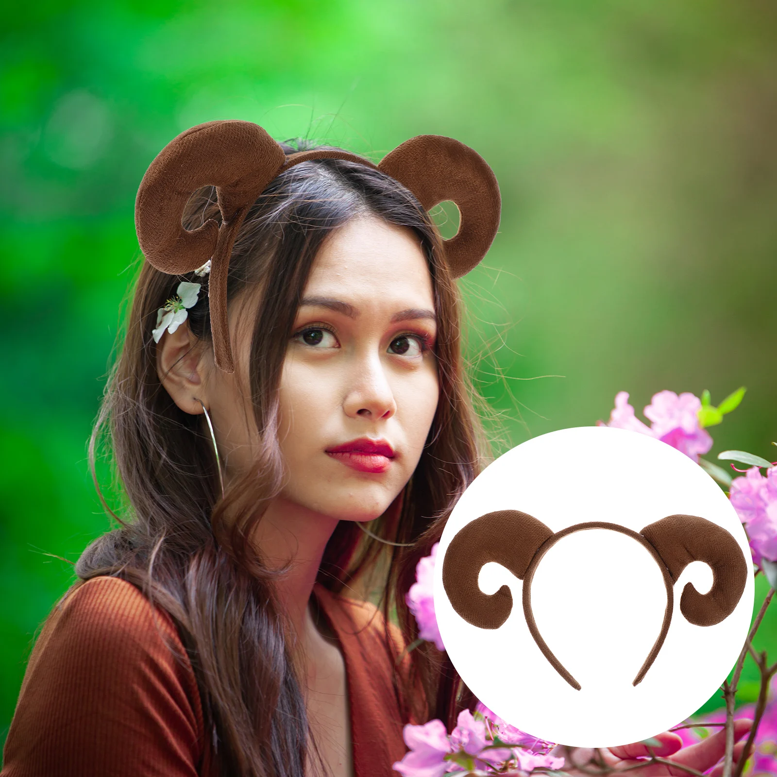 

Horn Strap Animal Ears Headband Adult Headgear Farm Headbands Short Costume