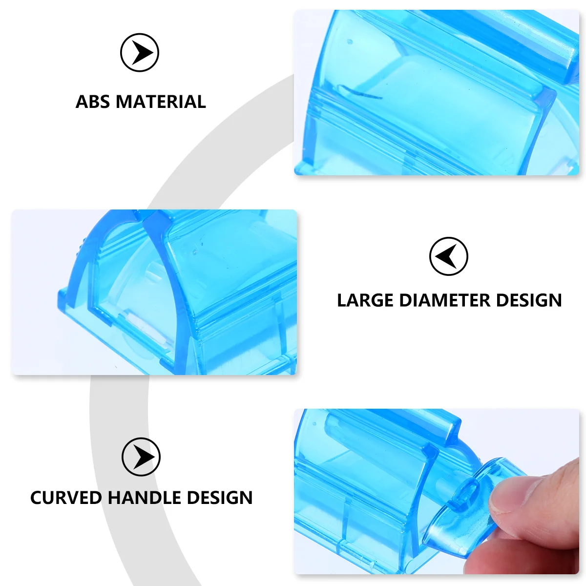 

3pcs Extruder Manual Squeezer Space Saving Elastic Opening Toothpaste Dispenser Disassemblable Toothpaste Squeezer For Adults
