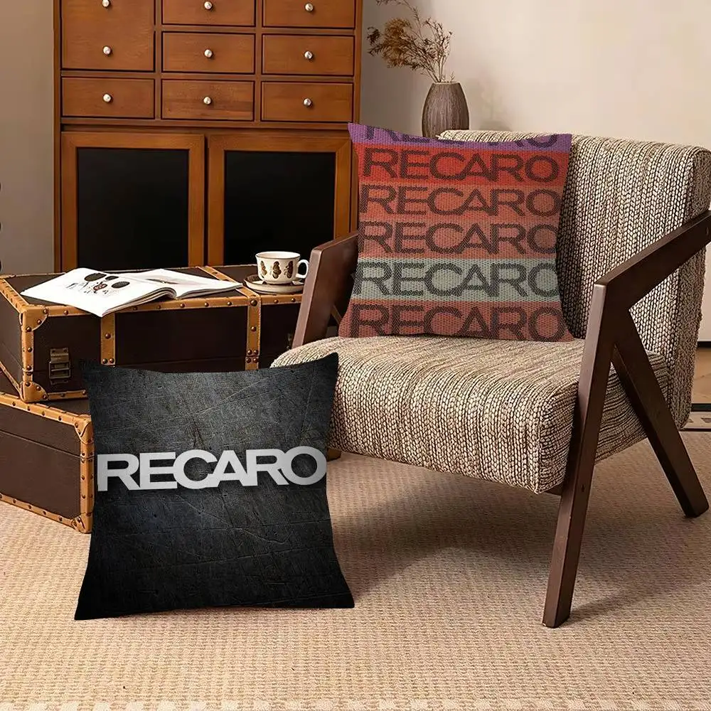 Classic brand Recaroes logo   Decorative Pillowcase Square Pillowcase Home Office Decorative Cushion Cover