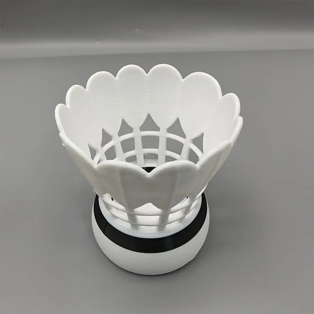 3D Printed Badminton Pen Holder Sports Element Funny Desktop Storage Container Multifunctional Creative Stationery Organizer