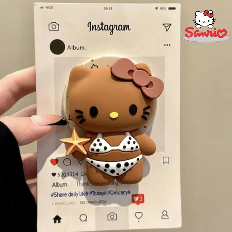 Sanrio Cute Hello Kitty Magnetic Phone 3D Cartoon Phone Holder Grip Tok Griptok For Magsafe iPhone Samsung Expanding Stand Tok﻿ - view 6