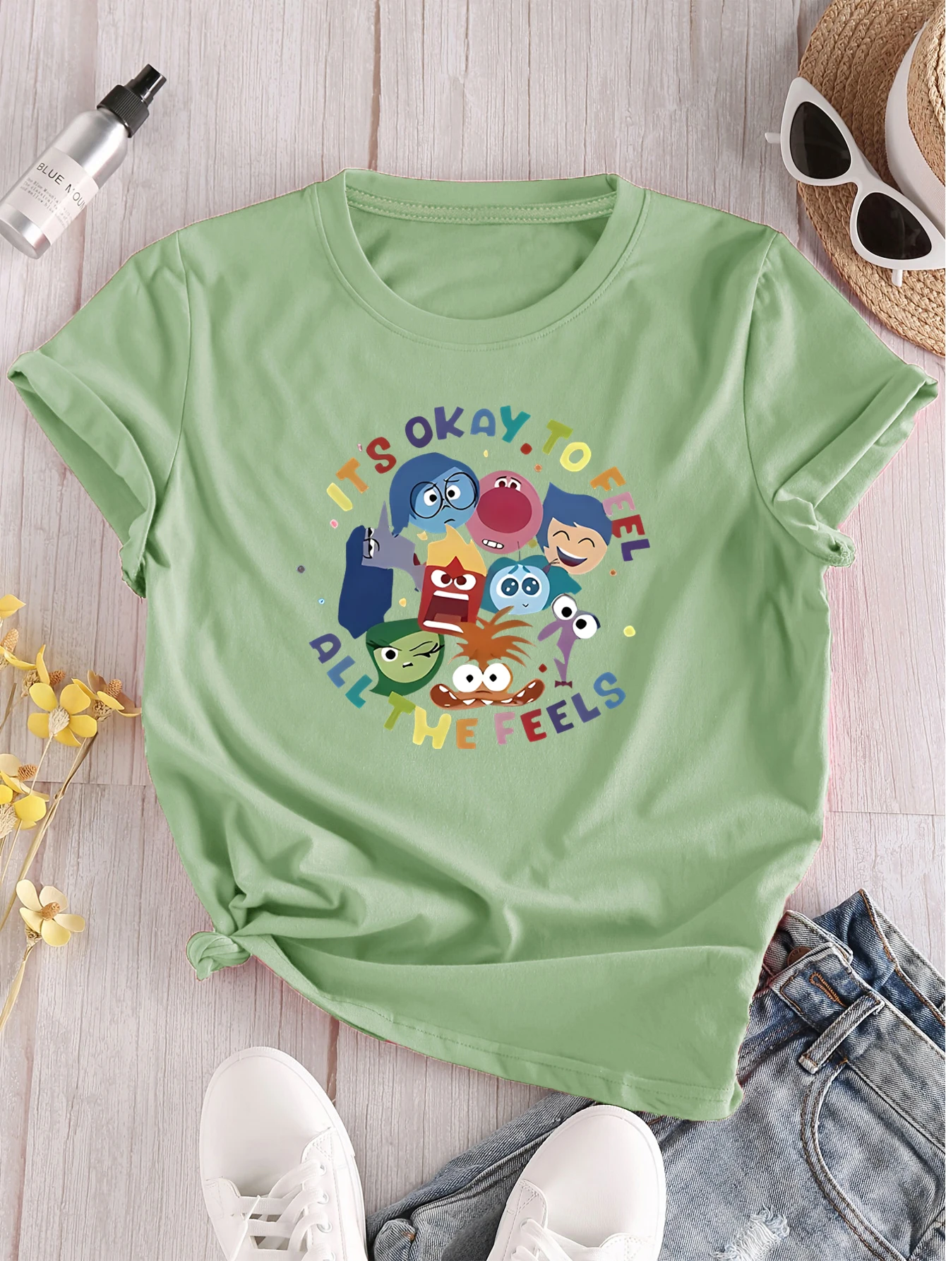 

Женские футболки с рисунком мультфильмов, повседневные топы с круглым вырезом и короткими рукавами, женская одежда