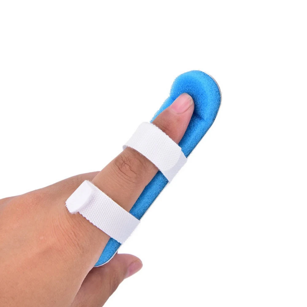 Afbeelding 5: S/M/L Trigger Vinger Spalk Brace voor Mallet Vinger Verstuiking Breuk Pijnbestrijding Vinger Knuckle Immobilisatie Klem