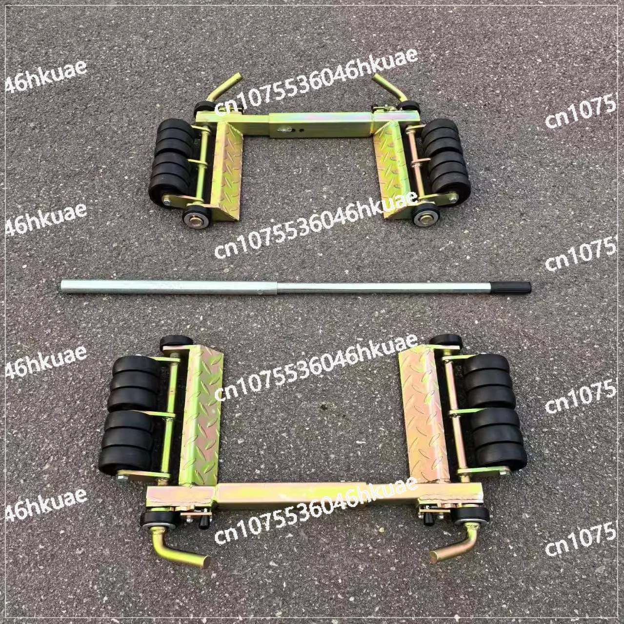 

Wheeled Trolley - 12 Wheel Rescue Trailer Service Anti-skid Pattern Plate Car Porter Tool for Auto Repair Car Lever Positioning