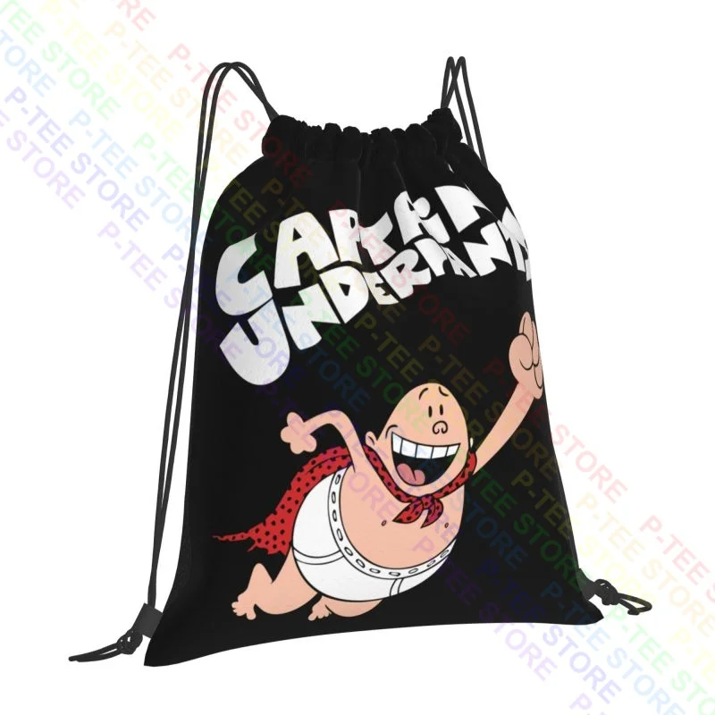 Captain Underpants-Books Dav Pilkey World Book Day Drawstring Bags Gym Bag Cute Softback Personalised Riding Backpack