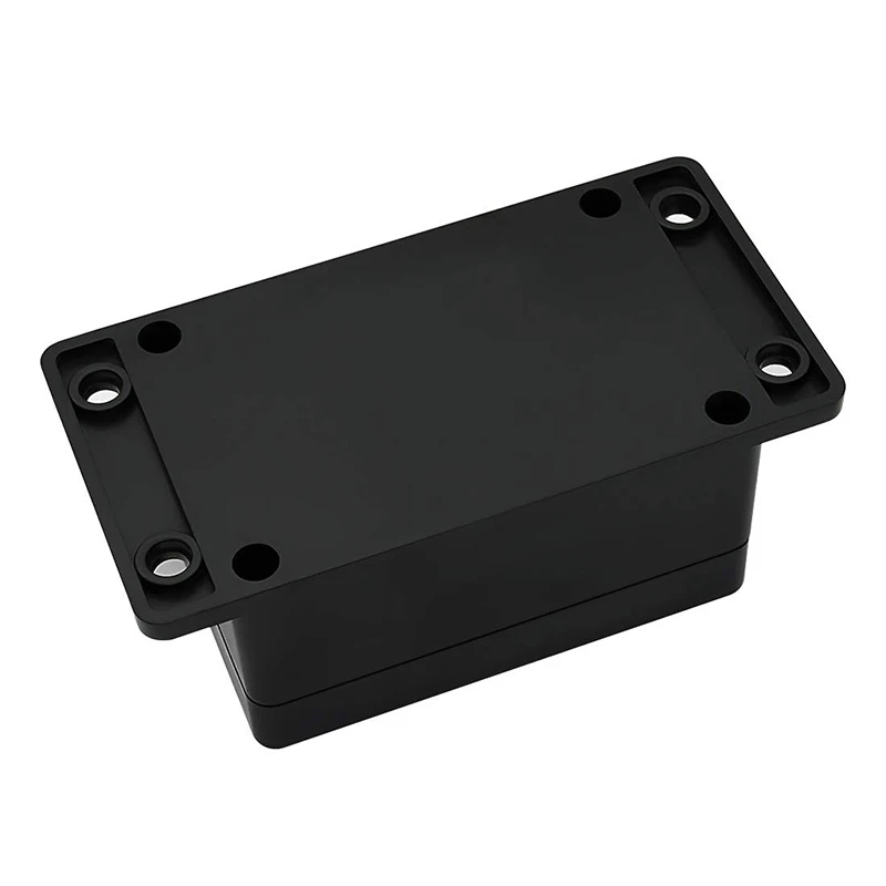 200X120X75mm Junction Box Waterproof Dustproof IP65 ABS Plastic Universal Electric Project Enclosure Black with Fixed Ear