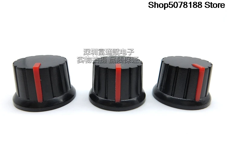 Should potentiometer encoder band switch plastic knob diameter 24*15MM half hole D type hole spot