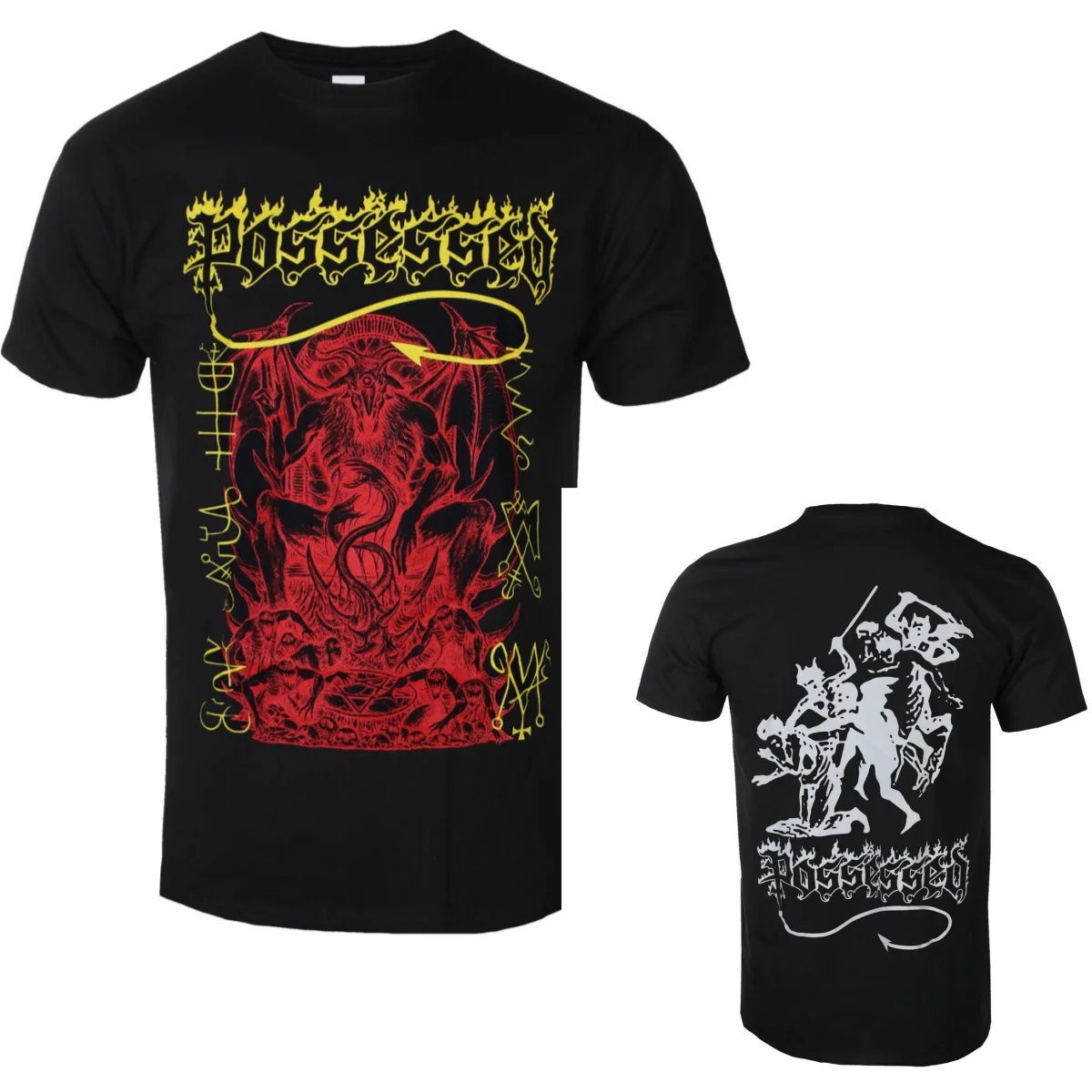 New Possessed Graphic Cotton T-shirt Unisex Summer Short Sleeve Fashion Brand Tee Luxury Casual Vintage Tees