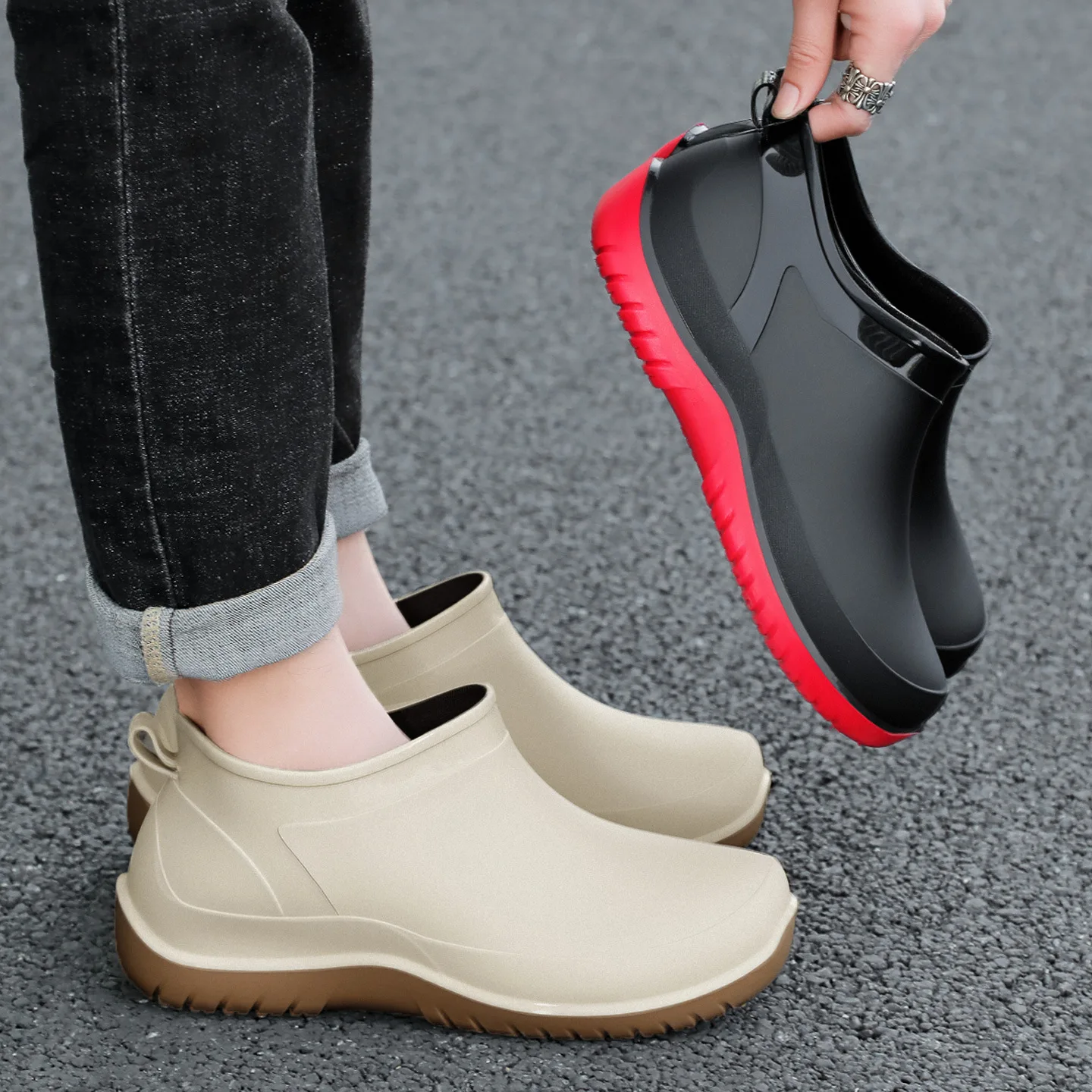 Rain boots Men's Waterproof Sh - Fishing Boots recension och pris