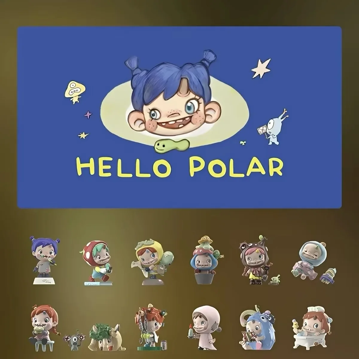 POP MART Hello Polar Season 1 Series Blind Box Toys Kawaii Anime Action Figure Caixa Caja Surprise Mystery Box Dolls Girls Gift