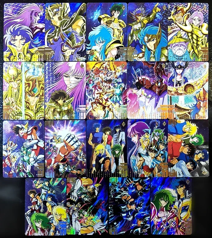 KAYOU 91PCS/1 Box Saint Seiya Cards Full Set Latest Genuine Original Anime Characters Collectibles Gift Children\'s Toys