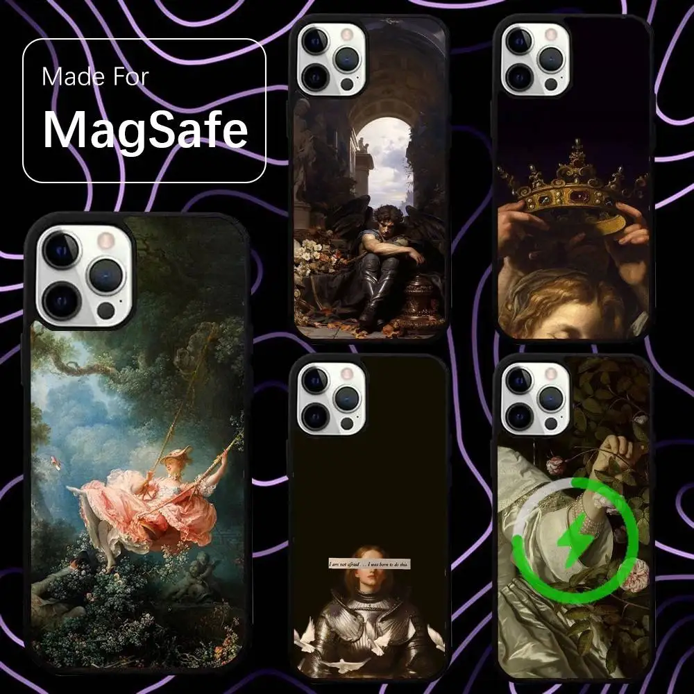 

Renaissance Art Paintings Phone Case For iPhone 16,15,14,13,12,11,Pro,Max,Plus,Mini,SE New Magsafe Magnetic Wireless Charging