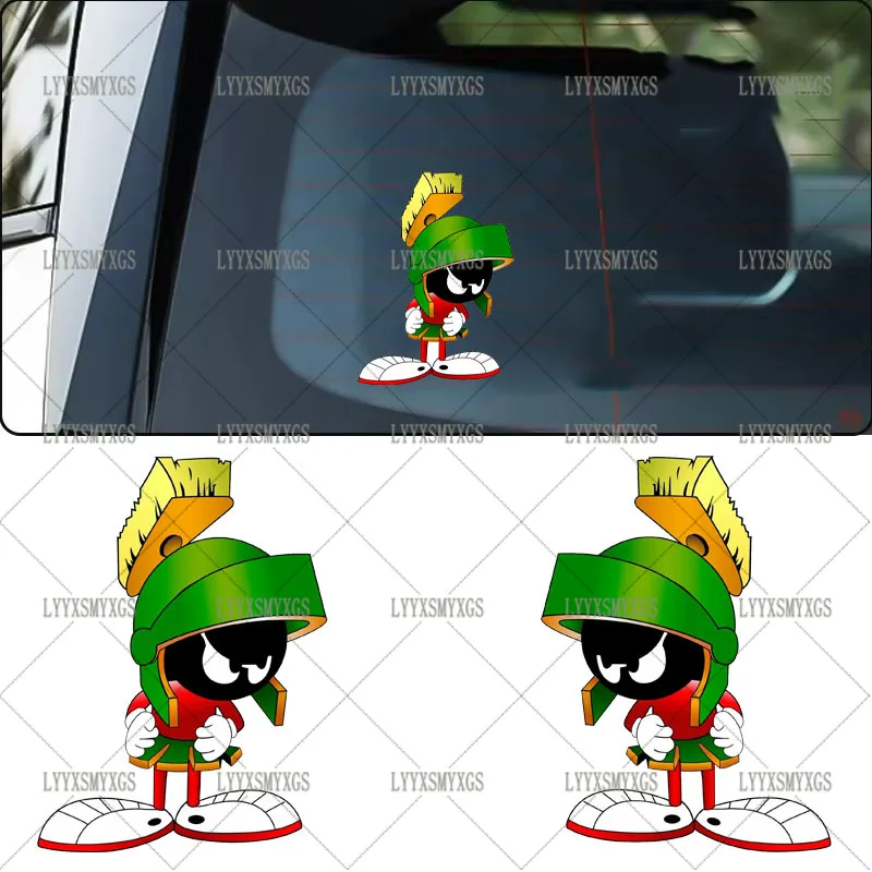

Self-Adhesive Custom MARVIN THE MARTIAN Car Stickers Waterproof Sunscreen Vinyl Decal PVC wholesale Car Accessories