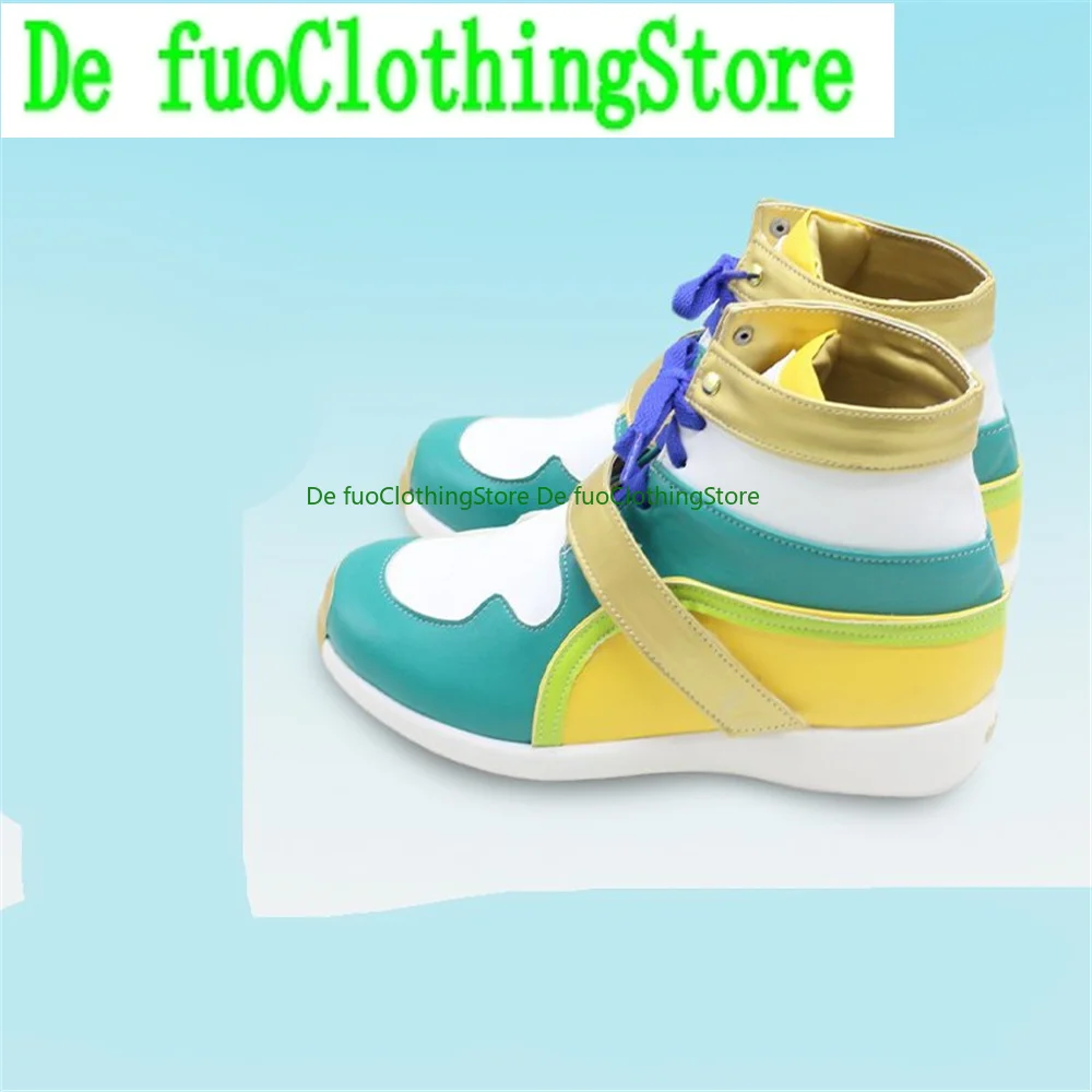 รองเท้าคอสเพลย์ DefuoClothing hololive KYO KANEKO คิโยะ คานะโกะ รองเท้าบูทสำหรับเกมอนิเมะ บทบาทสมมติ งานปาร์ตี้ฮาโลวีน อุปกรณ์ประกอบฉาก รองเท้าบูท