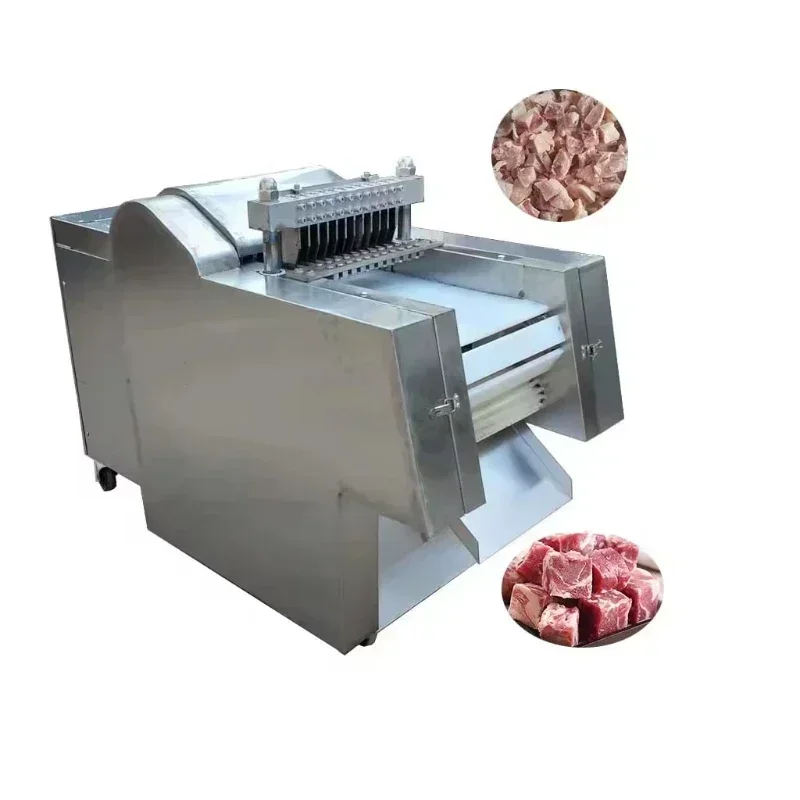 Industries Stainless Steel Frozen Meat Cutting Machine Chicken cutter pig lamb chops cutter 500kg/hour