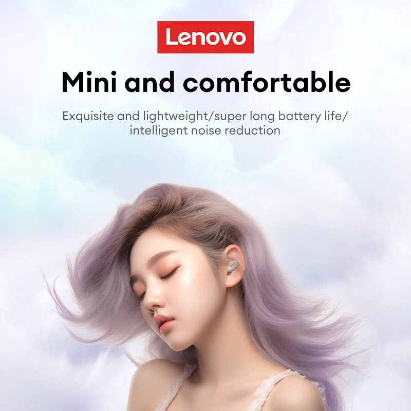 Original Lenovo XT62 New TWS Wireless Bluetooth V5.3 Headset Smart Noise Canceling Earbuds Low Latency Gaming Music Headset