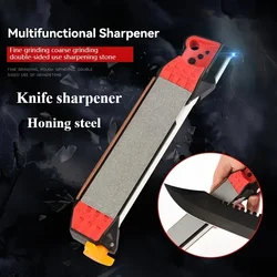 Household Sharpening Stone Double-sided Kitchen Knife Sharpener Diamond Whetstone Hone  Knife Sharpening Stone Kitchen Accessory