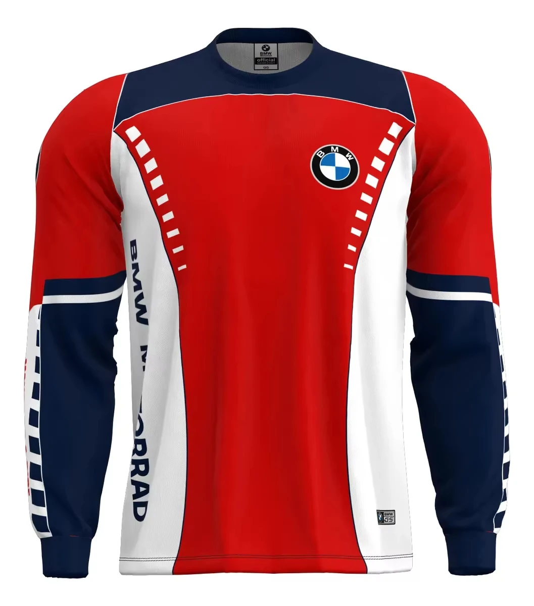 

Bmw индивидуальные модные темпераментные гоночные велосипедные спортивные удобные дышащие быстросохнущие мужские футболки с круглым вырезом и длинными рукавами