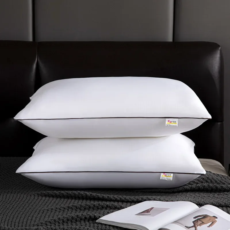 

1 pair Household neck protection pure white pillow unit dormitory pure white soft pillow core