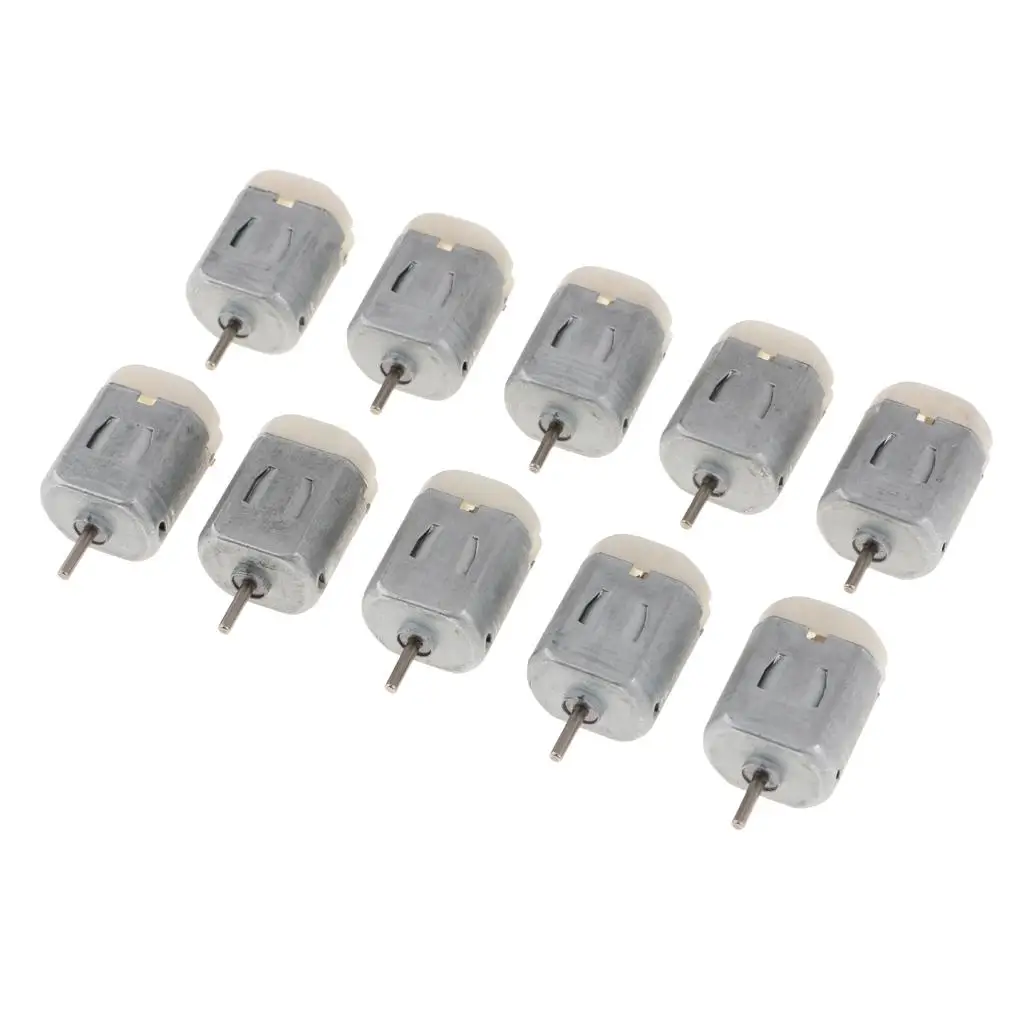 

Small DC Motor 130 Size High Speed Mini Geared Engine Metal Electronic Component for DIY Crafts