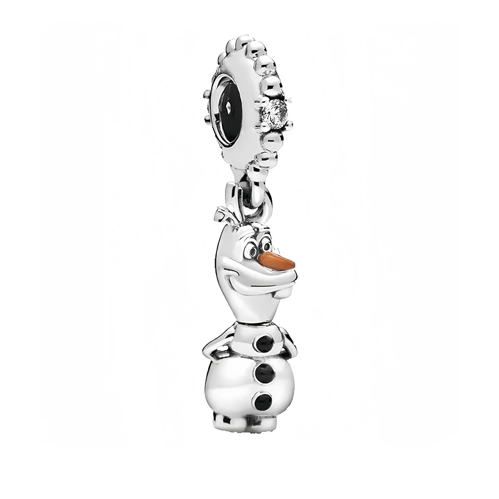 925 Silber Potdemiel Disney Mickey Stitch Toy Story Charm Anhänger Passend für Halskette Original Armband DIY Edles Damen-Partygeschenk