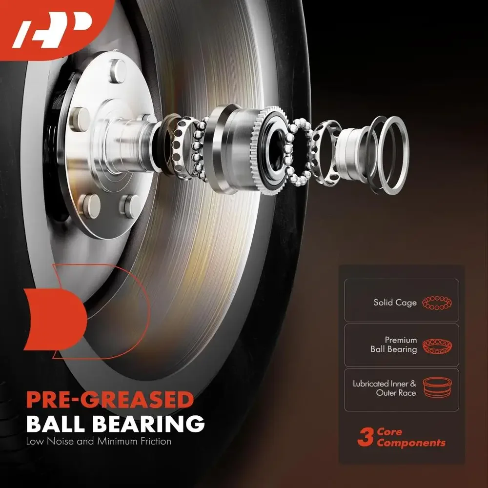 مجموعة محور العجلة الخلفية الأمامية ABS 6-Lug متوافقة مع VPG MV-1 2011-2012 قدرة تحميل عالية حل احترافي من الفولاذ