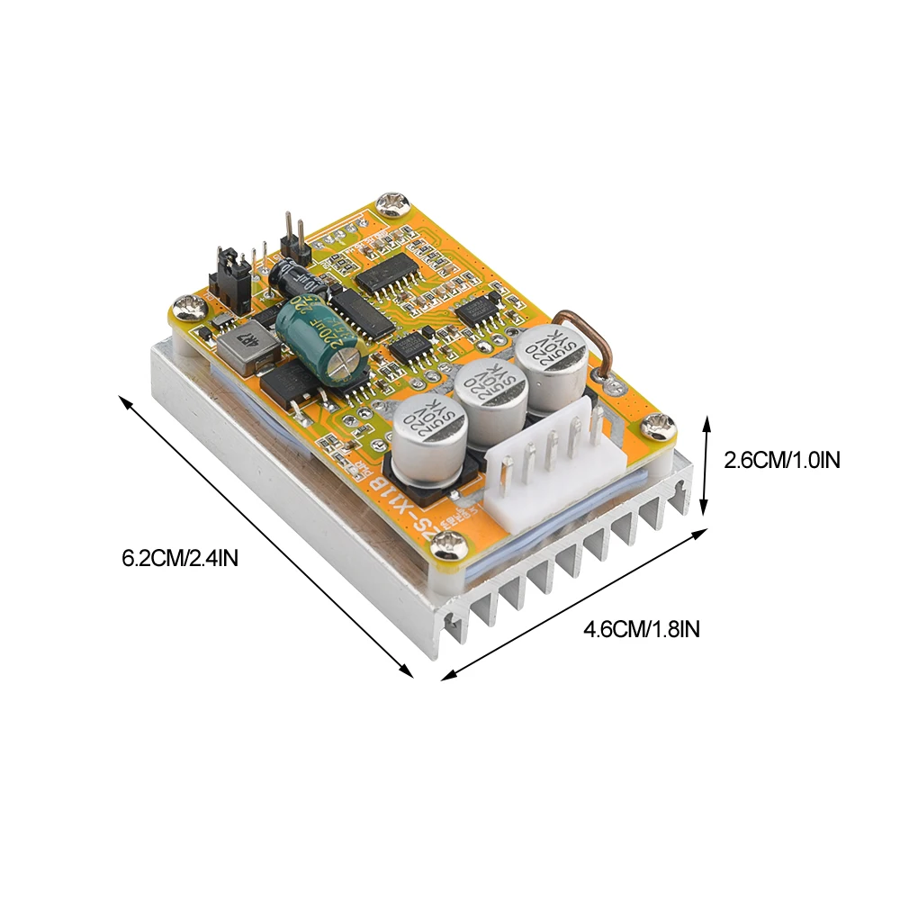 BLDC Three-Phase Brushless Motors Controller With Hall/NO Hall DC 5-36V 350W Brushless Sensor Motor Driver Module