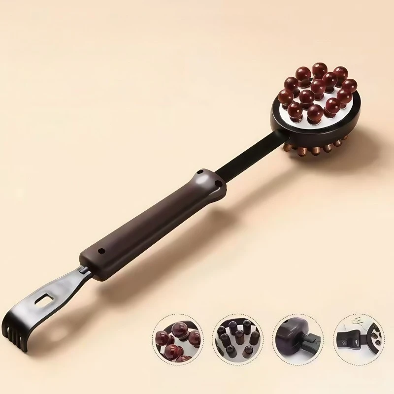 Double-sided Massage Hammer Body Beating Hammer Retractable Beating Back Artifact Massage Beating Hammer Massage Hammer