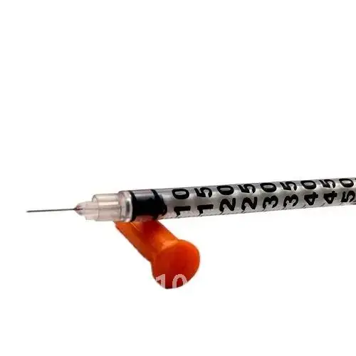 50 sztuk/partia 1ml 0.5ml 29G jednorazowa plastikowa strzykawka weterynaryjna z igłami strzykawka dla zwierząt domowych, psów i kotów — zdjęcie 7
