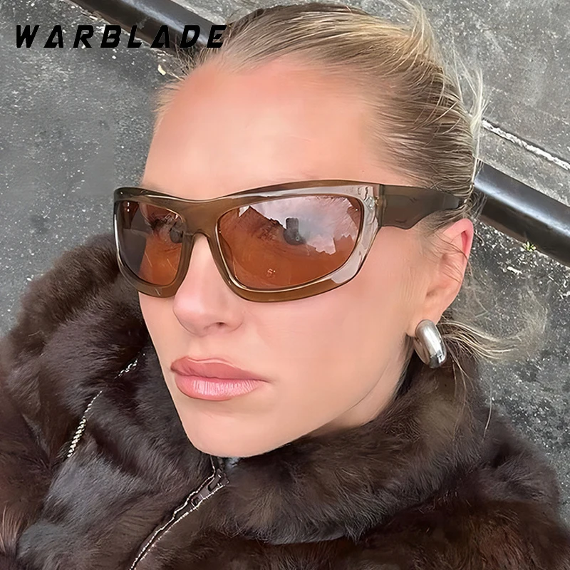 

Y2k Women Sunglasses Men's Vintage Outdoors Sports Cycling Protection Eyewear Men Luxury Brand Sun Glasses UV400 Gafas De Sol