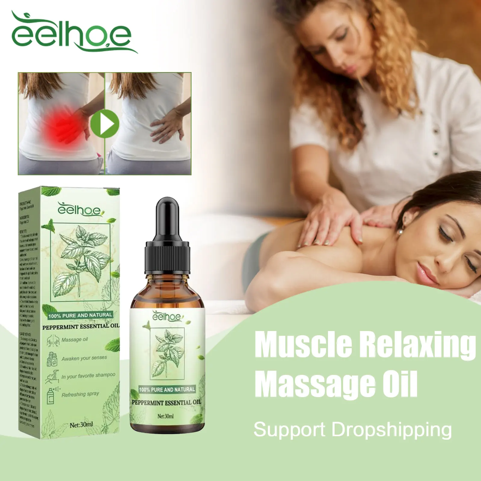 

Muscle Relaxing Massage Oil Body Relaxation Soothe Fatigue Relieve Anxious Stress Prevent Mosquito Bites Skin Stop Itching Care