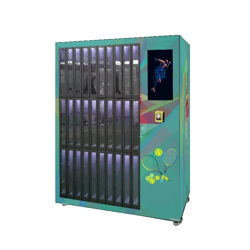 Sport Vending Tennis Racket Balls Baseball Cricket Bat Glove Goggles Vending Machine Customized